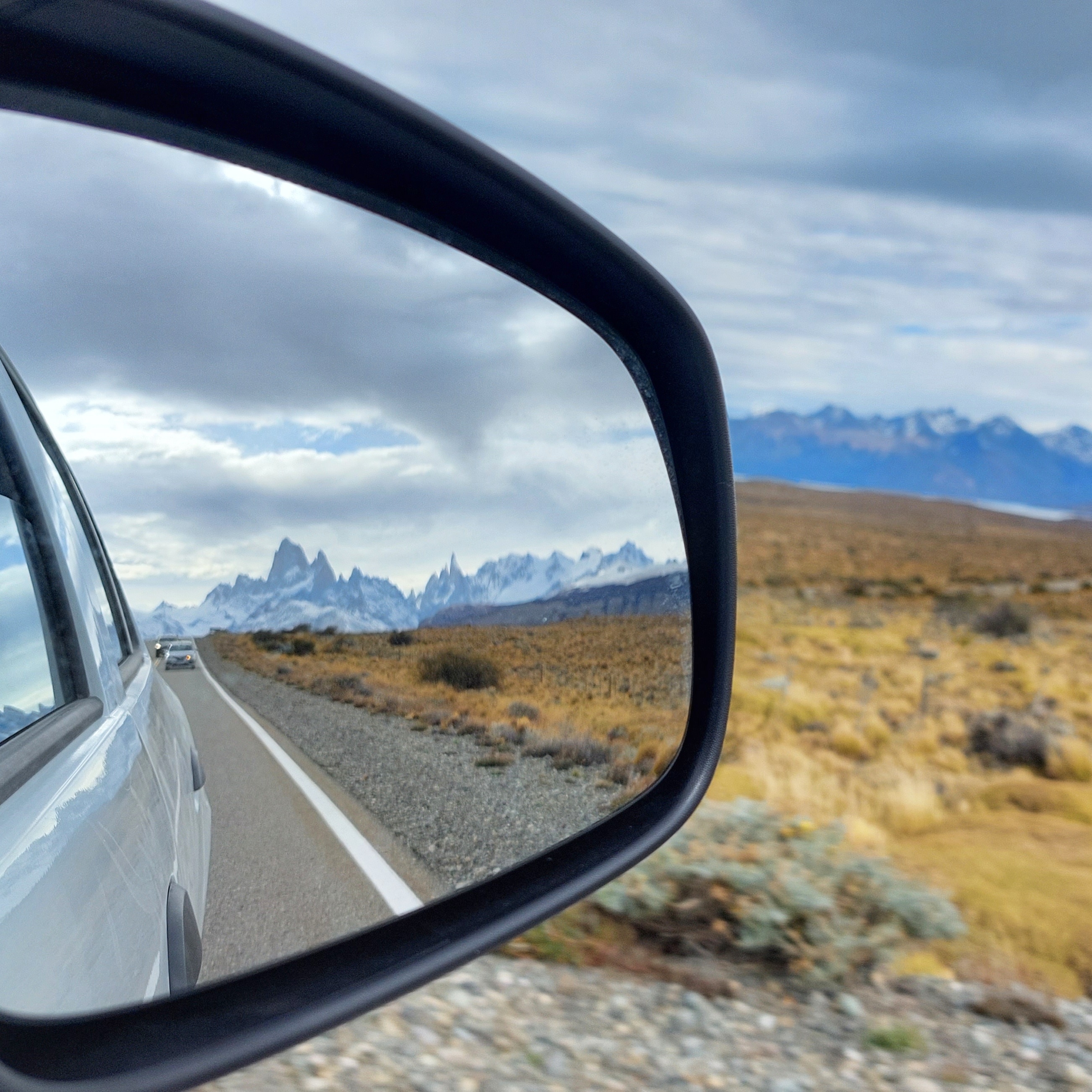Viajoxmicuenta espejo retrovisor - Fitz Roy