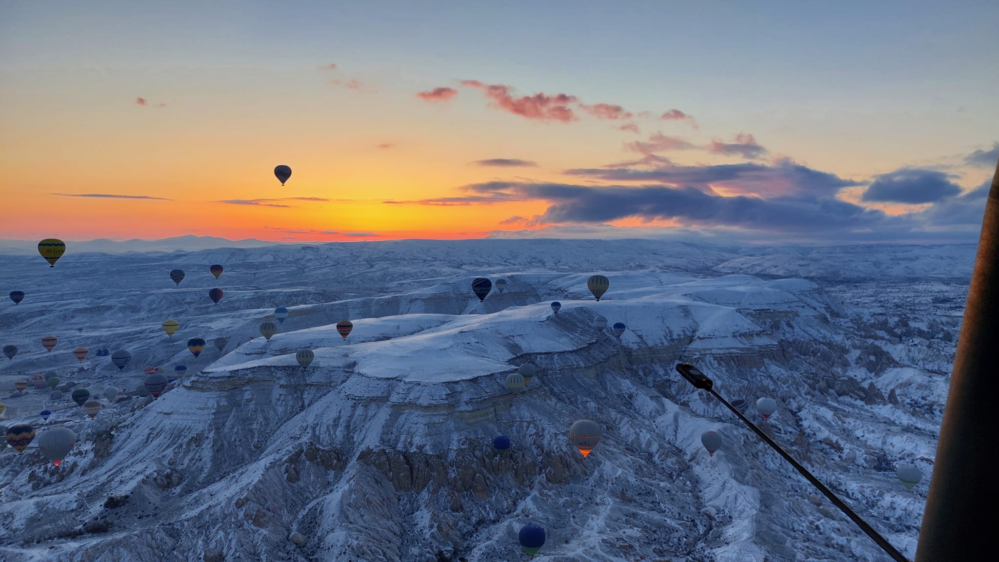 Amanecer en Capadocia desde los globos