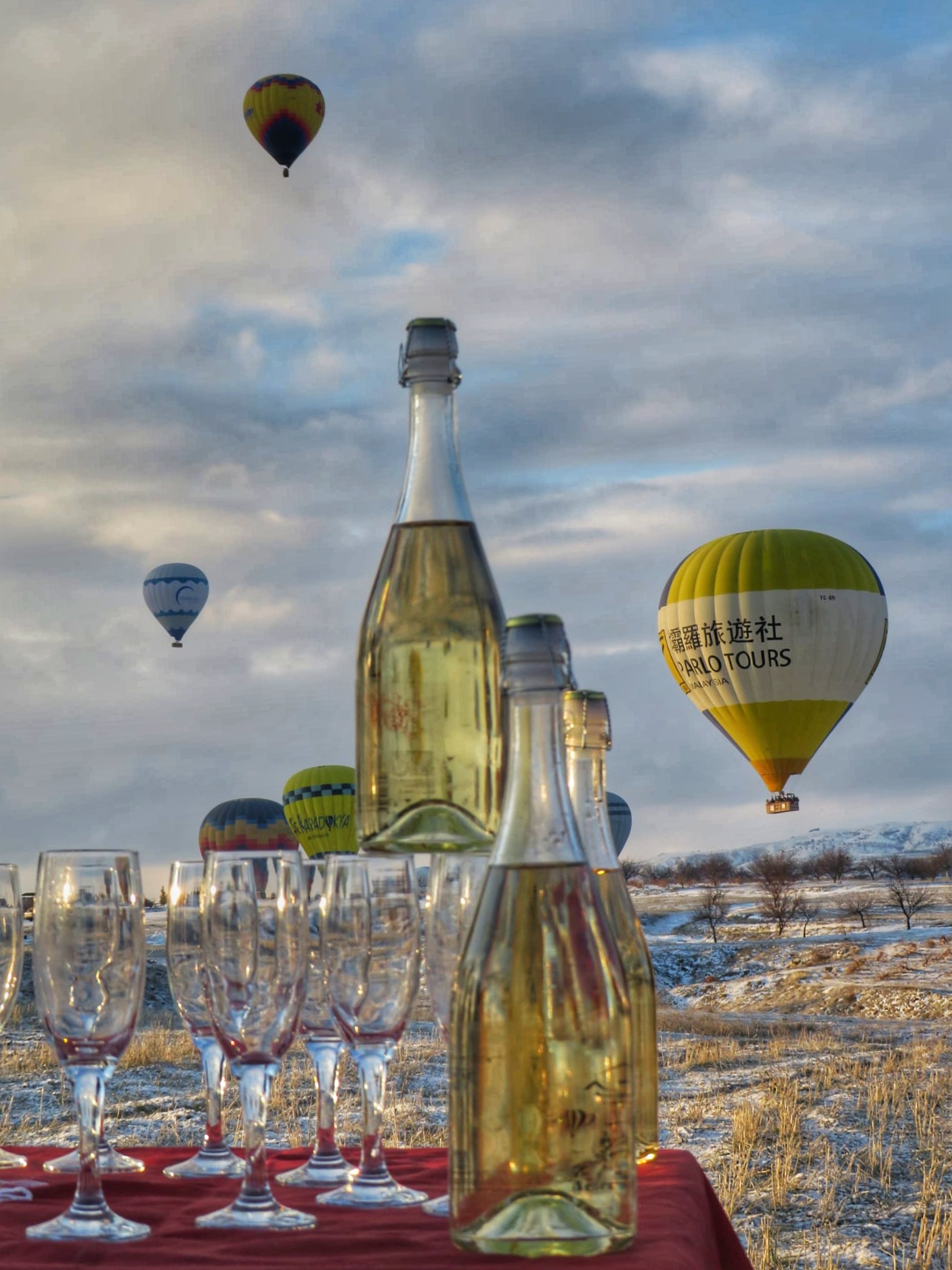 Brindis - Globos aerostáticos en Capadocia