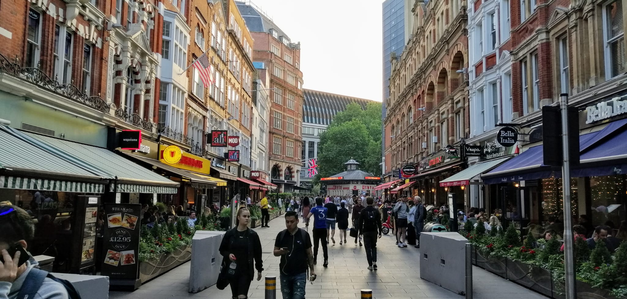 Street leading towards Piccadilly Circus