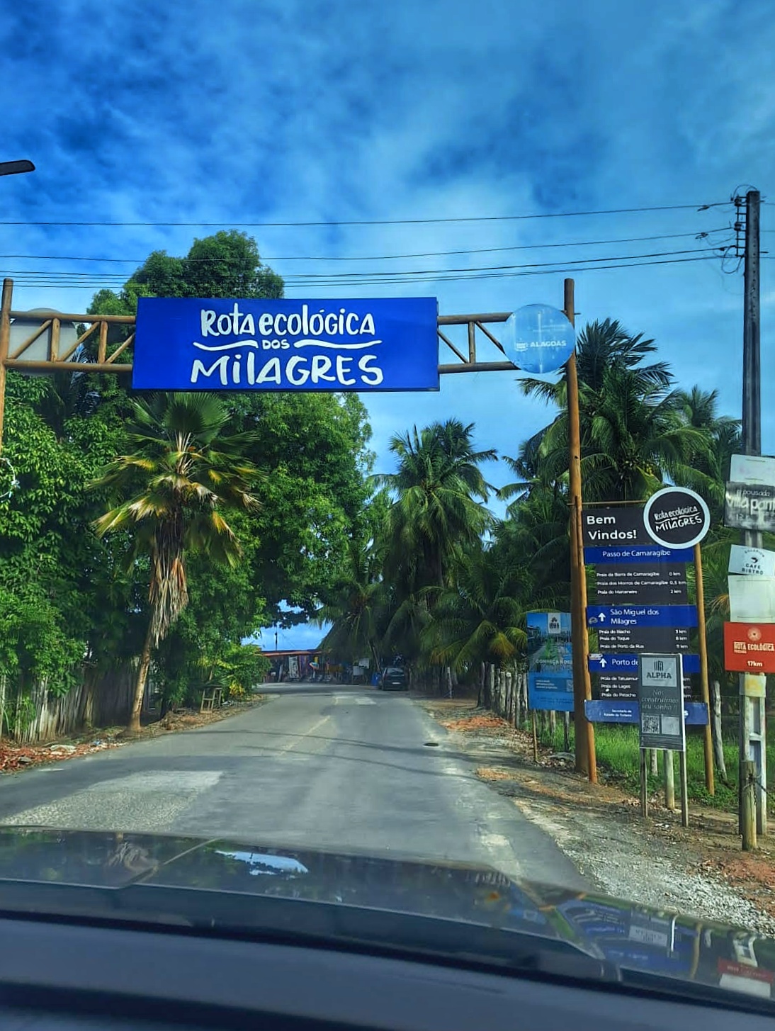 Entrada a la ruta Ecológica dos Milagres Maragogi