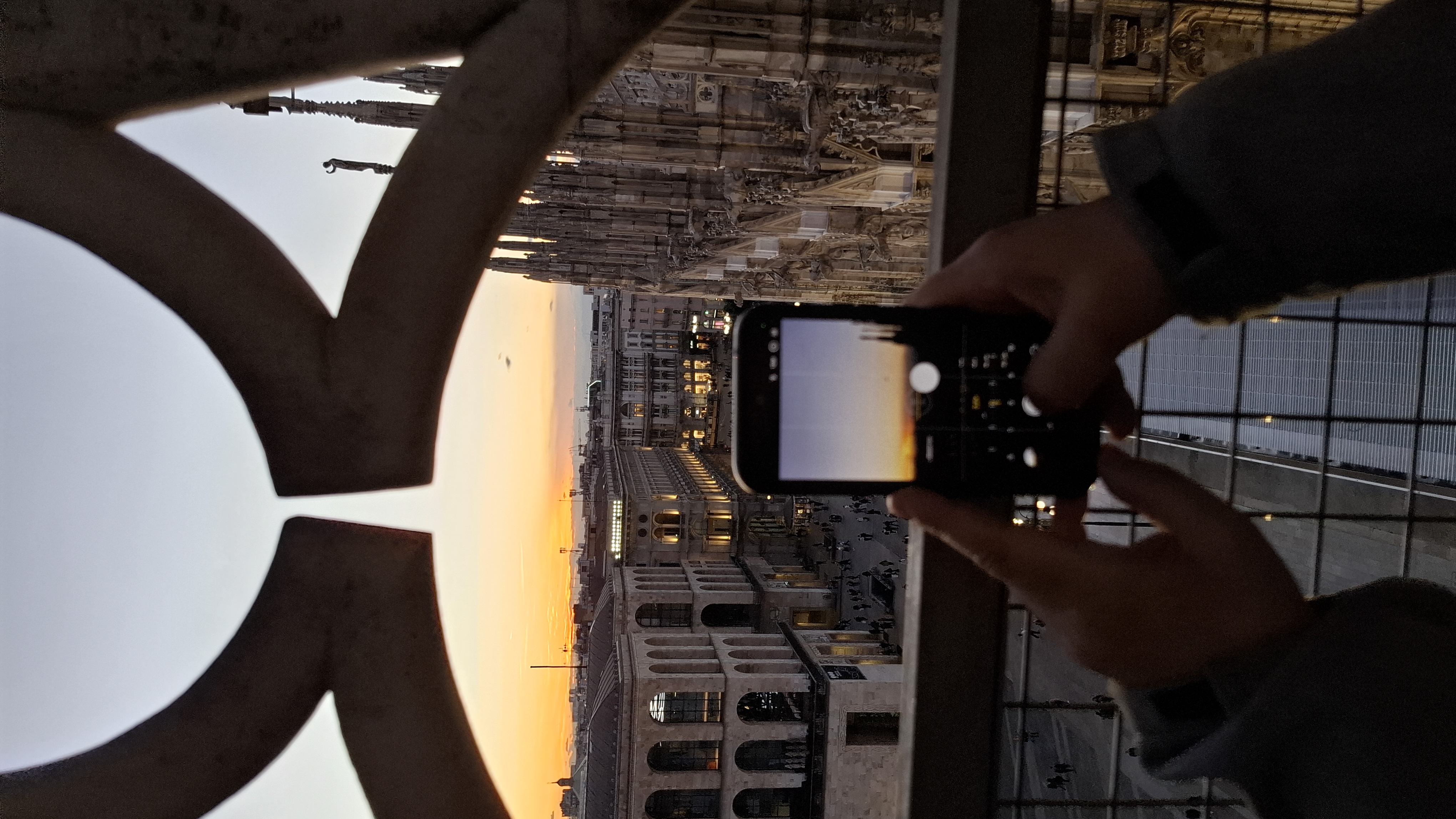 Imagen de Milán desde terraza del Duomo