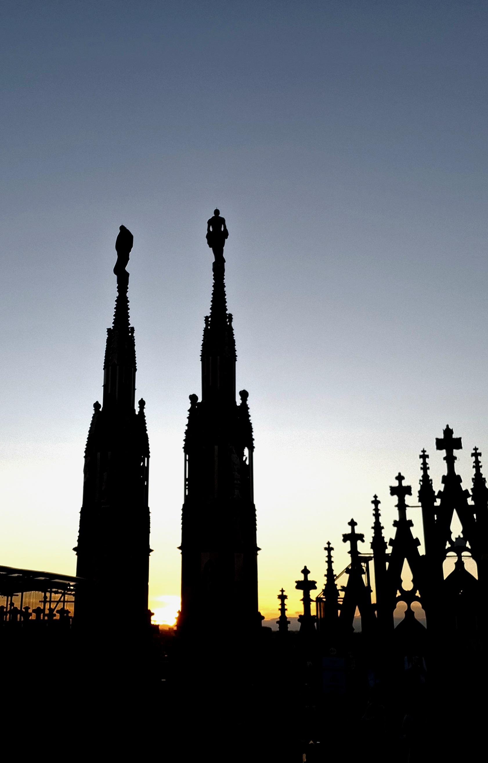 Sunset Duomo Milan