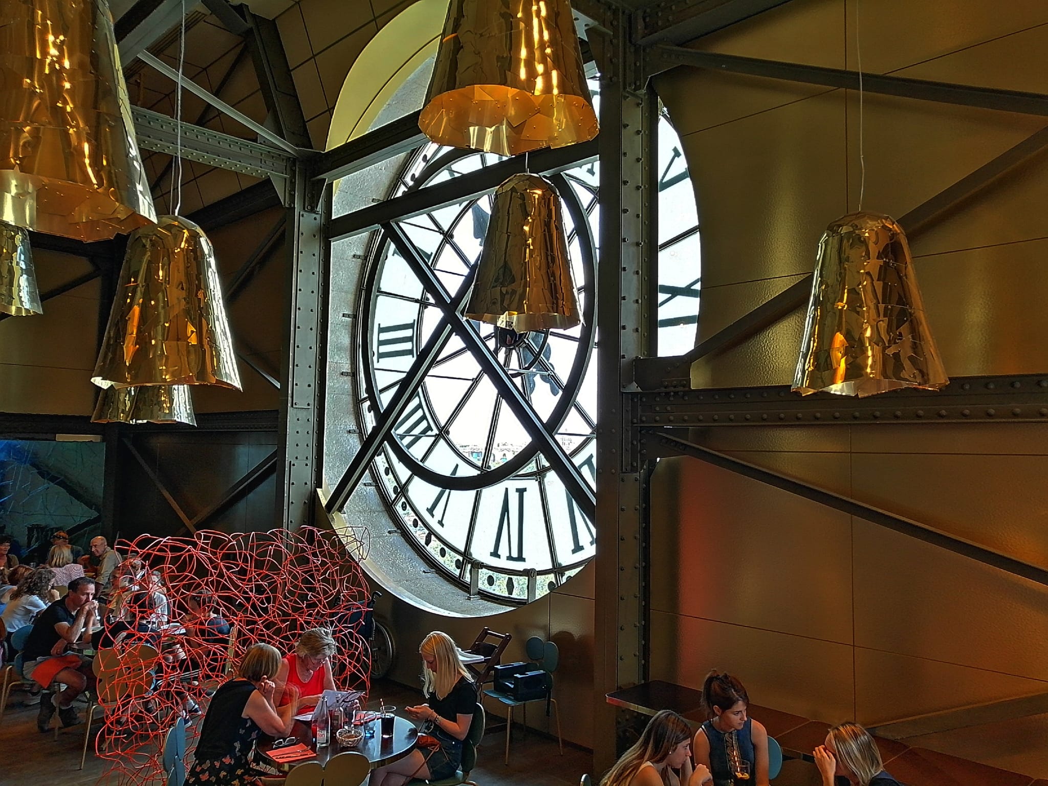 Reloj del Museo Orsay París - Restaurante